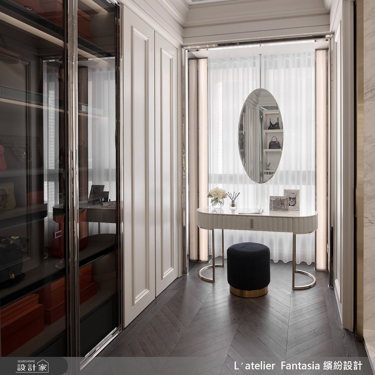 47坪中古屋(5~15年)＿新古典更衣間案例圖片＿L′atelier Fantasia 繽紛設計＿繽紛_26之11