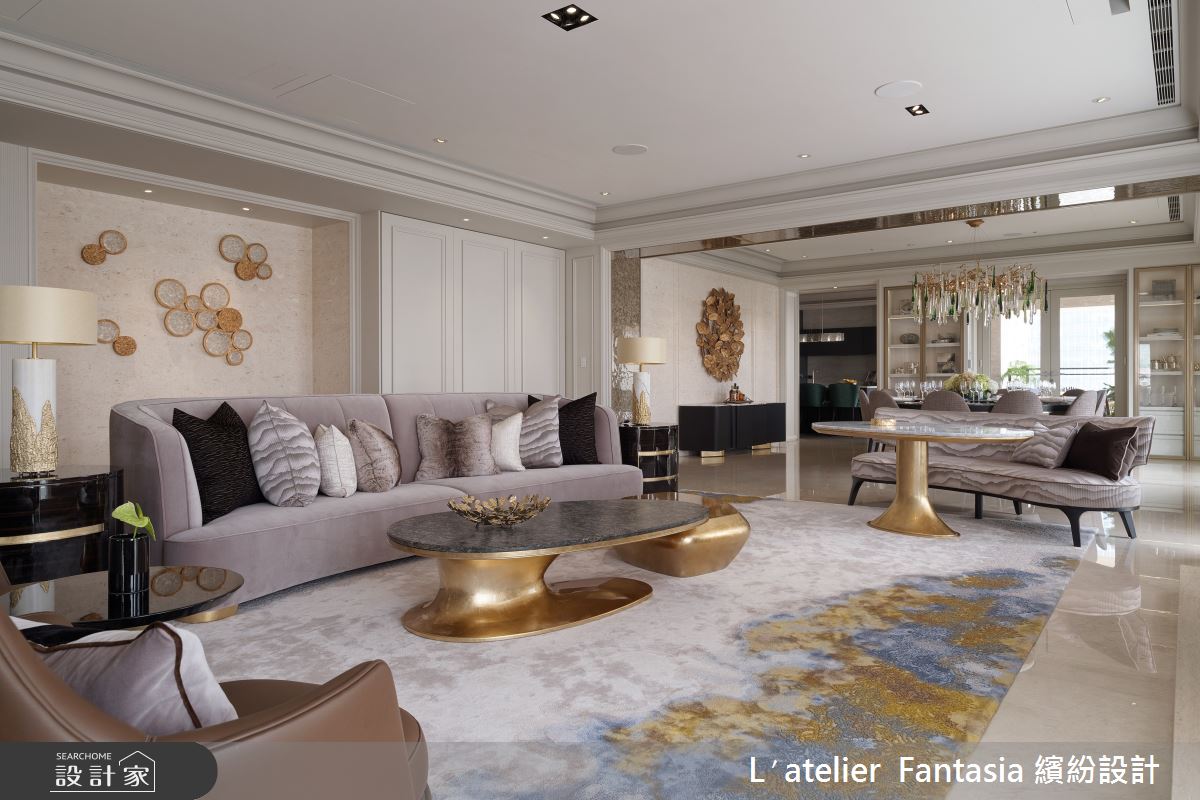 113坪新成屋(5年以下)＿新古典客廳案例圖片＿L′atelier Fantasia 繽紛設計＿繽紛_31之4