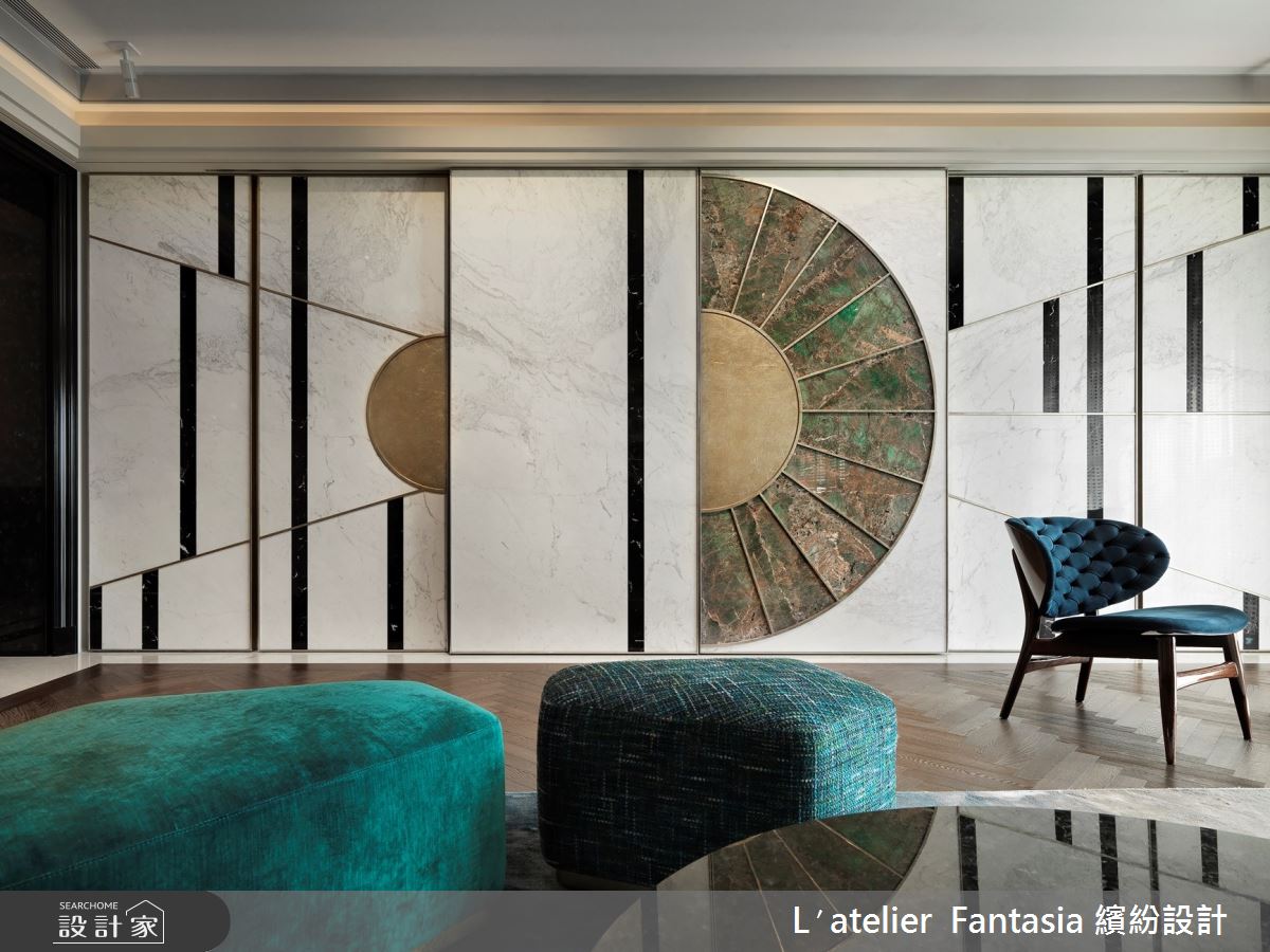 83坪新成屋(5年以下)＿豪宅風客廳案例圖片＿L′atelier Fantasia 繽紛設計＿繽紛_29之5