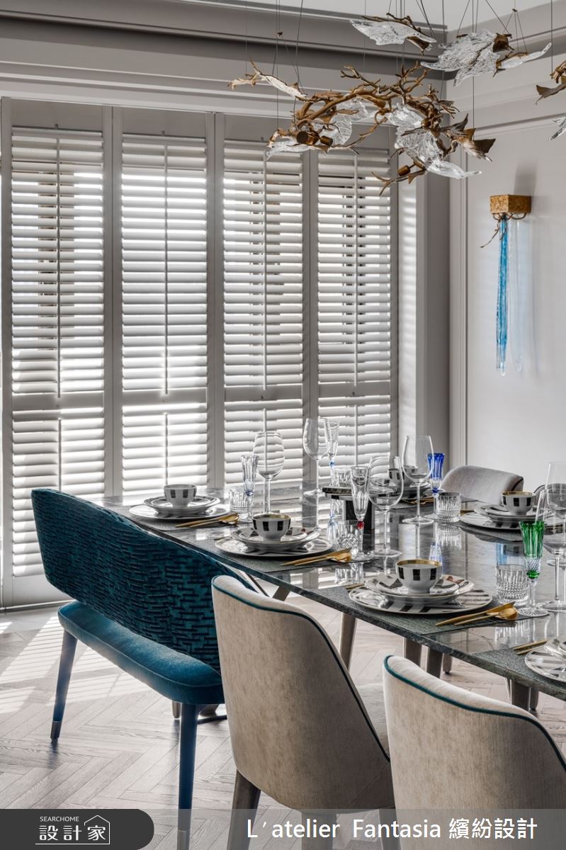 83坪新成屋(5年以下)＿豪宅風餐廳案例圖片＿L′atelier Fantasia 繽紛設計＿繽紛_29之8