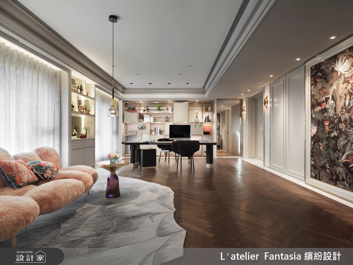 83坪新成屋(5年以下)＿豪宅風書房案例圖片＿L′atelier Fantasia 繽紛設計＿繽紛_29之13
