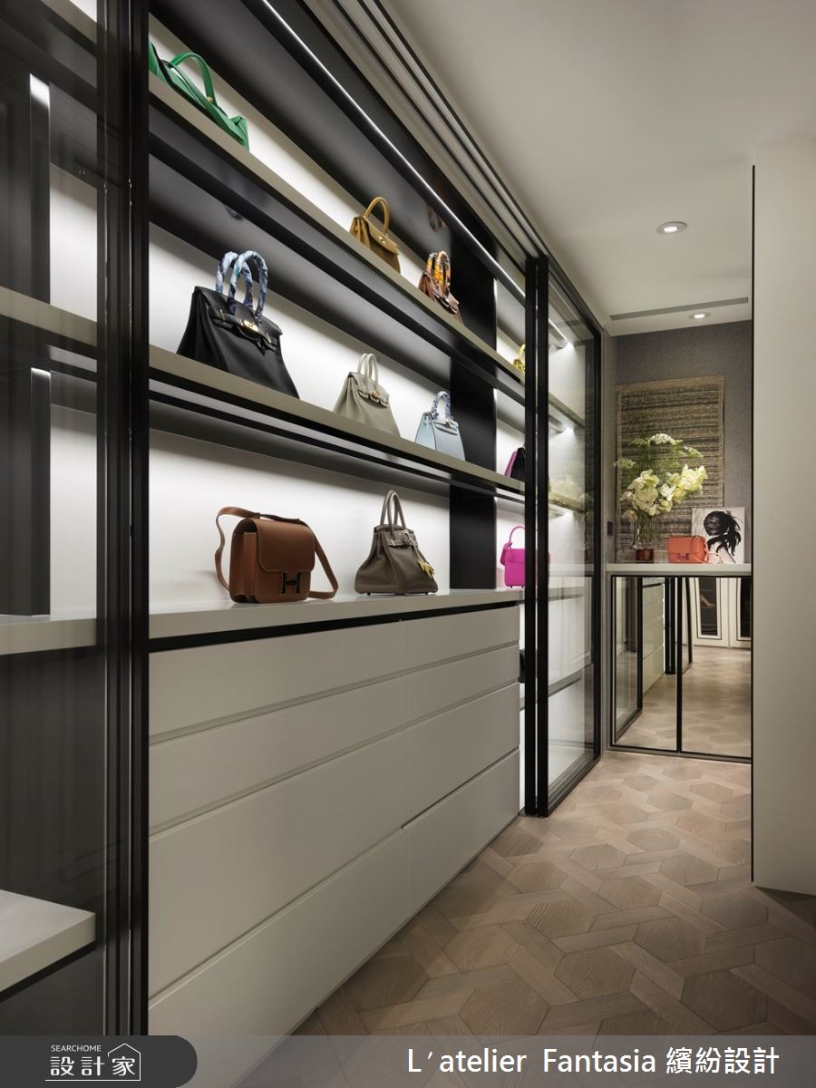 83坪新成屋(5年以下)＿豪宅風更衣間案例圖片＿L′atelier Fantasia 繽紛設計＿繽紛_29之22