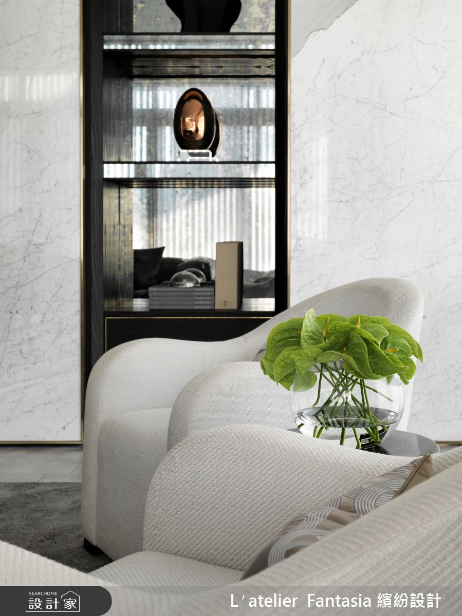 129坪新成屋(5年以下)＿奢華風客廳案例圖片＿L′atelier Fantasia 繽紛設計＿繽紛_01之5