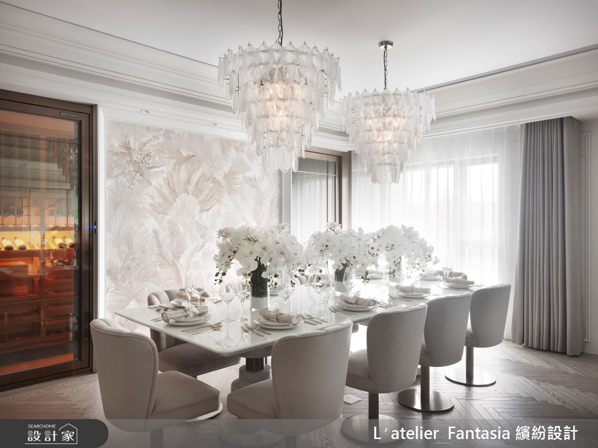 83坪新成屋(5年以下)＿豪宅風餐廳案例圖片＿L′atelier Fantasia 繽紛設計＿繽紛_35之5