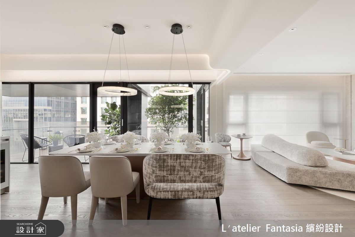 55坪毛胚屋＿混搭風客廳餐廳案例圖片＿L′atelier Fantasia 繽紛設計＿繽紛_36之2