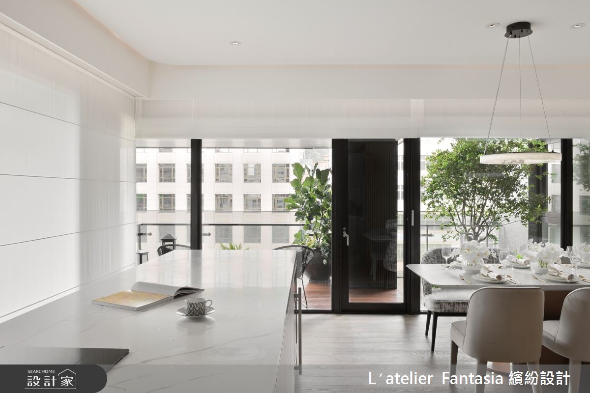 55坪毛胚屋＿混搭風餐廳廚房中島案例圖片＿L′atelier Fantasia 繽紛設計＿繽紛_36之5