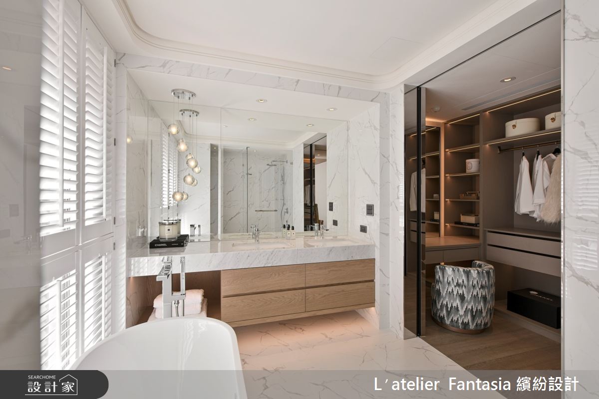 55坪毛胚屋＿混搭風更衣間浴室案例圖片＿L′atelier Fantasia 繽紛設計＿繽紛_36之11