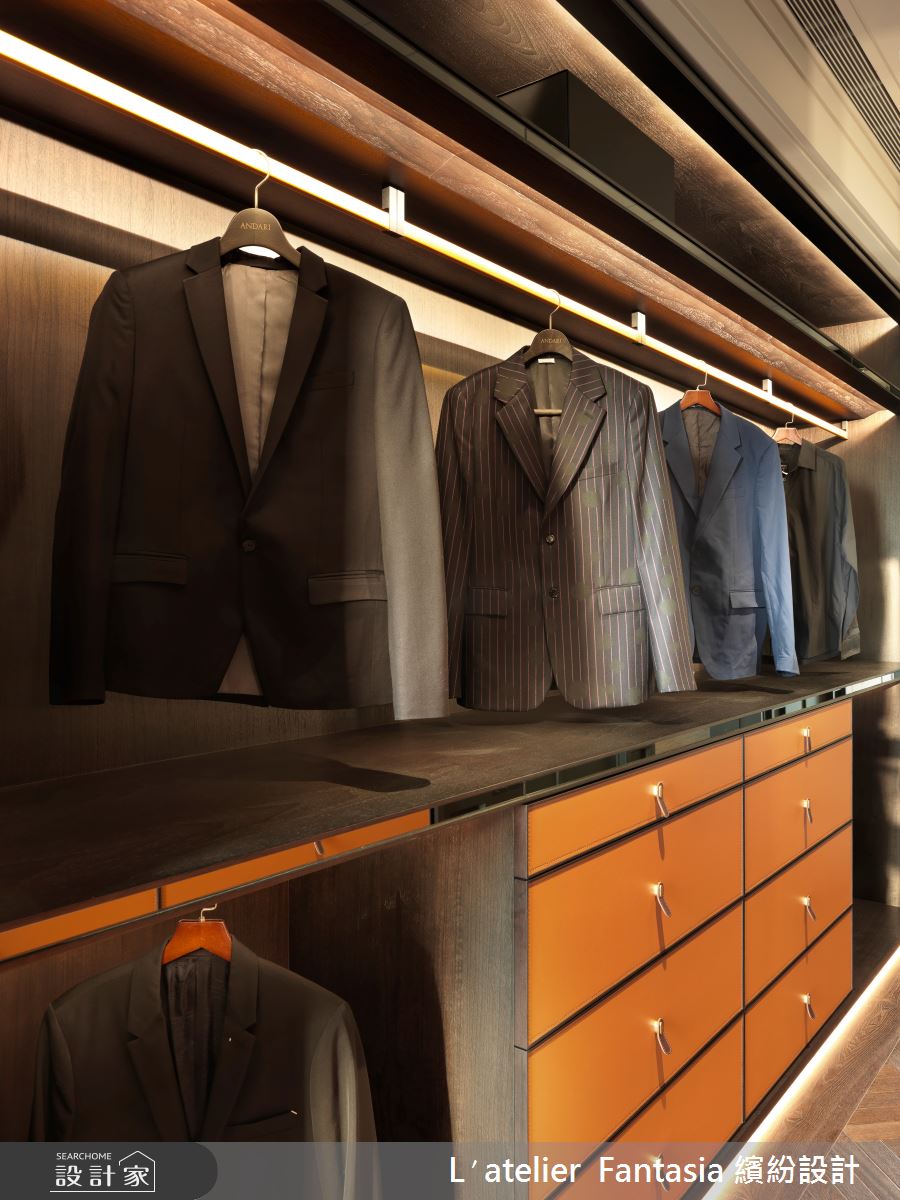 90坪毛胚屋＿現代新古典風更衣間案例圖片＿L′atelier Fantasia 繽紛設計＿繽紛_38之13
