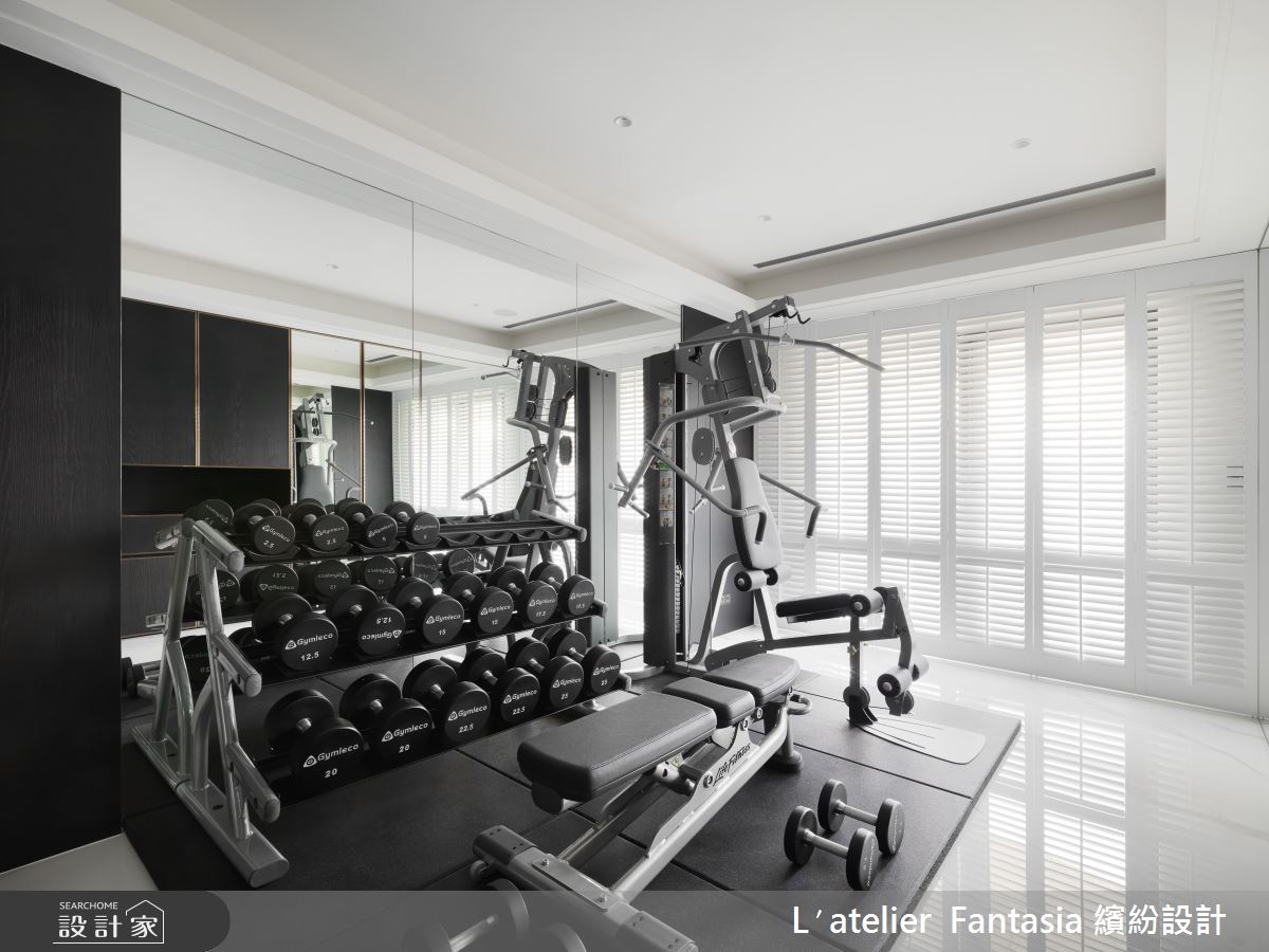 112坪新成屋(5年以下)＿新古典家庭健身房案例圖片＿L′atelier Fantasia 繽紛設計＿繽紛_40之18