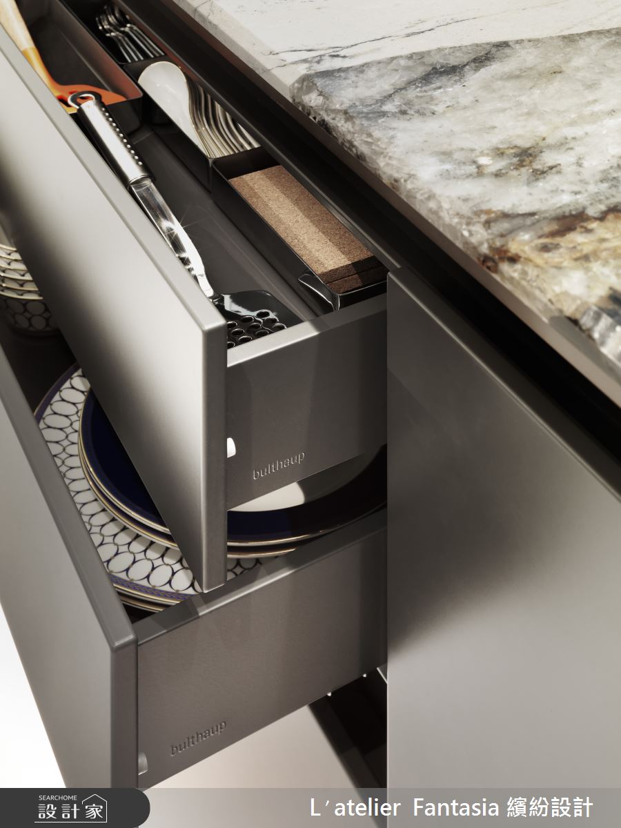 112坪新成屋(5年以下)＿新古典餐廳中島案例圖片＿L′atelier Fantasia 繽紛設計＿繽紛_40之4