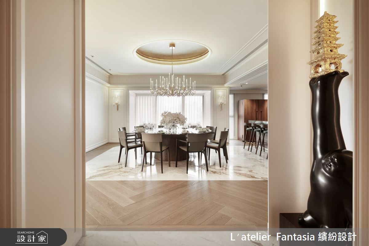 200坪新成屋(5年以下)＿新古典餐廳案例圖片＿L′atelier Fantasia 繽紛設計＿繽紛_41之9