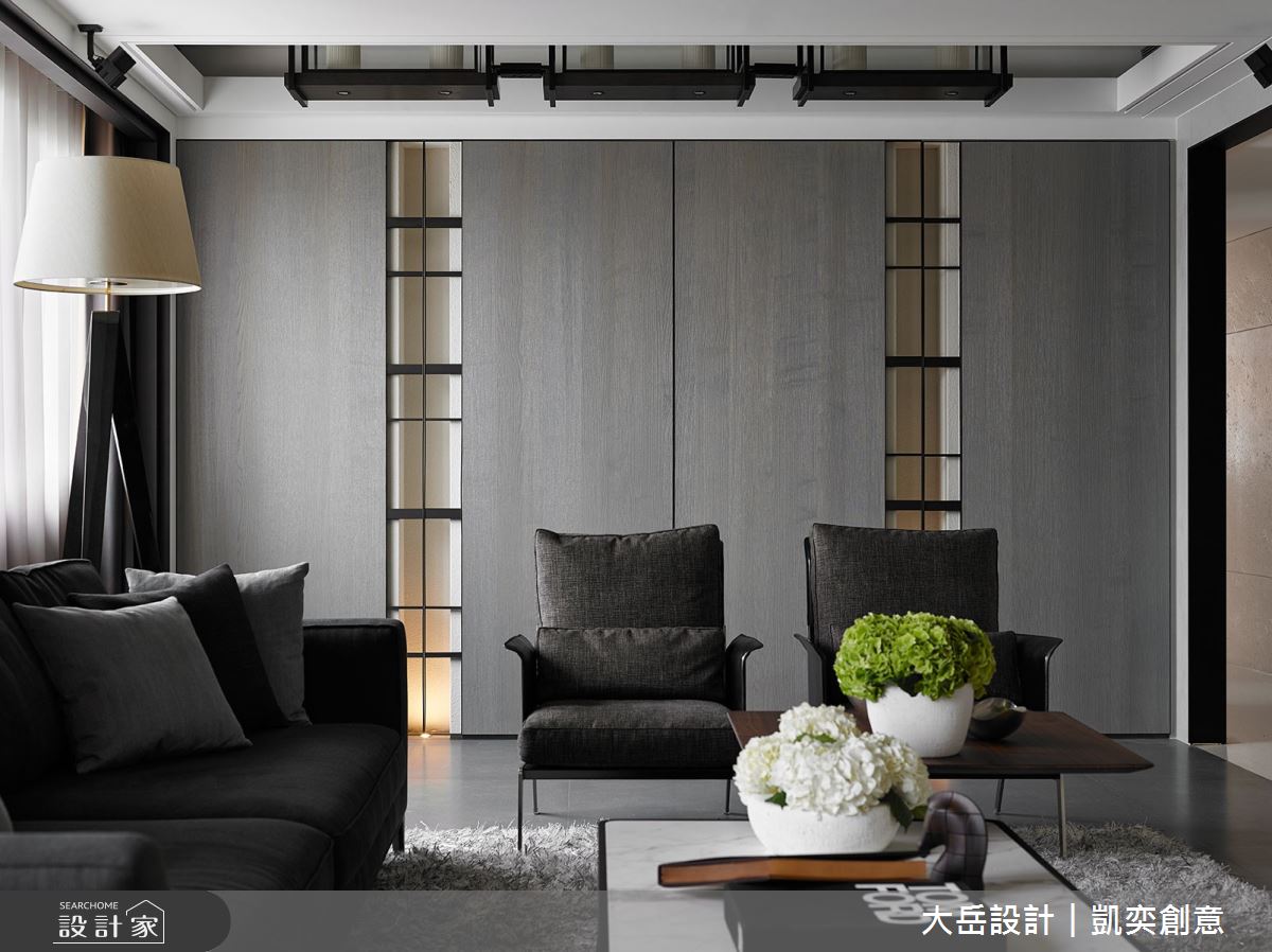 70坪老屋(16~30年)＿現代風客廳案例圖片＿大岳設計︱凱奕創意＿大岳_瑞安謐廊之4