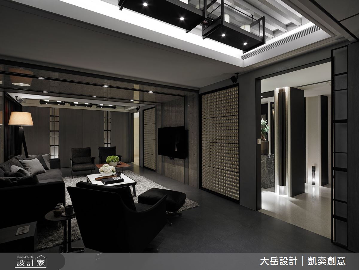 70坪老屋(16~30年)＿現代風客廳案例圖片＿大岳設計︱凱奕創意＿大岳_瑞安謐廊之6