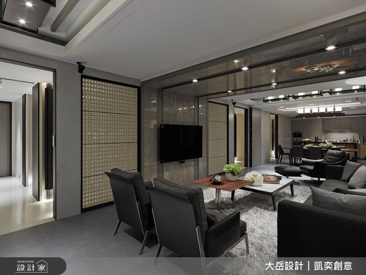 70坪老屋(16~30年)＿現代風客廳案例圖片＿大岳設計︱凱奕創意＿大岳_瑞安謐廊之7