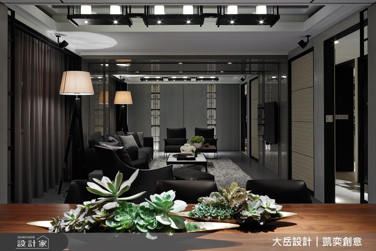 70坪老屋(16~30年)＿現代風客廳案例圖片＿大岳設計︱凱奕創意＿大岳_瑞安謐廊之8