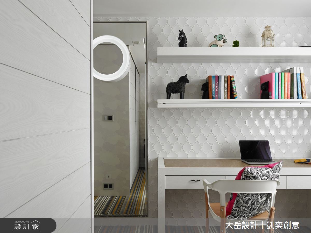70坪老屋(16~30年)＿現代風書房案例圖片＿大岳設計︱凱奕創意＿大岳_瑞安謐廊之15