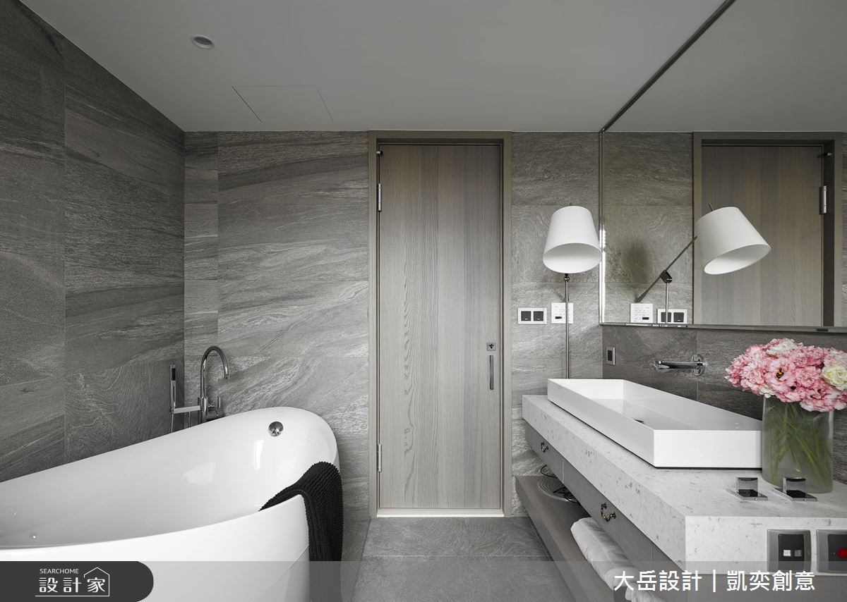 70坪老屋(16~30年)＿現代風浴室案例圖片＿大岳設計︱凱奕創意＿大岳_瑞安謐廊之17