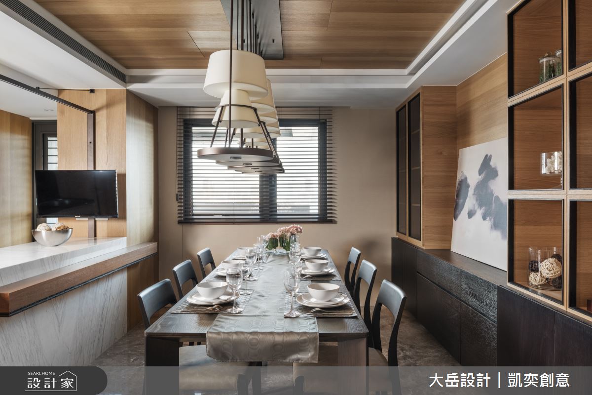 70坪新成屋(5年以下)＿混搭風餐廳案例圖片＿大岳設計︱凱奕創意＿大岳_富都新紳之11