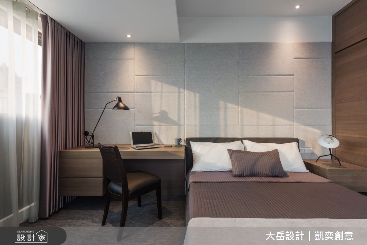 70坪新成屋(5年以下)＿混搭風臥室案例圖片＿大岳設計︱凱奕創意＿大岳_富都新紳之19