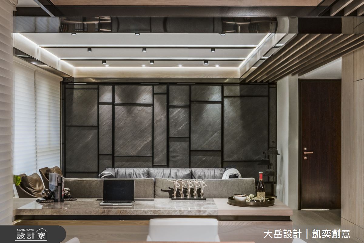 94坪預售屋＿現代風客廳案例圖片＿大岳設計︱凱奕創意＿大岳_璞真慶城之5