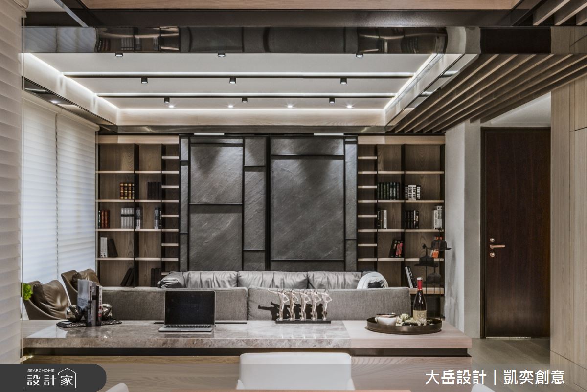94坪預售屋＿現代風客廳案例圖片＿大岳設計︱凱奕創意＿大岳_璞真慶城之6