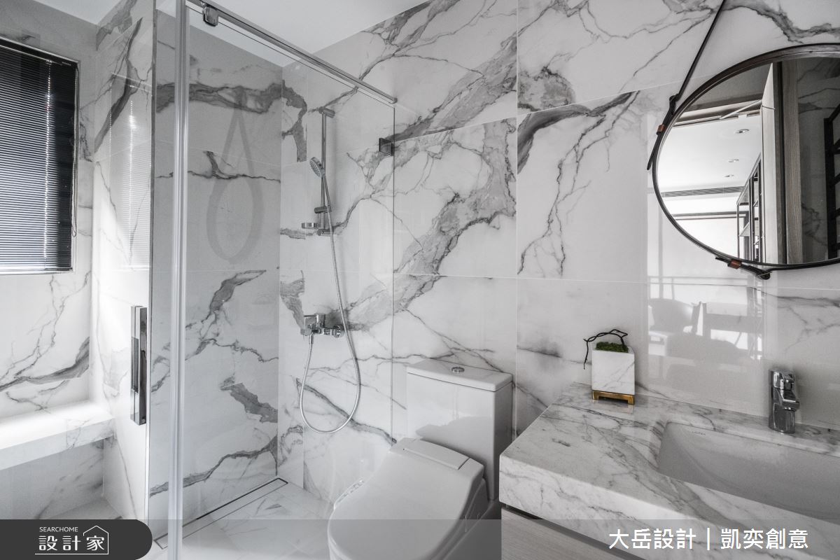 94坪預售屋＿現代風浴室案例圖片＿大岳設計︱凱奕創意＿大岳_璞真慶城之17