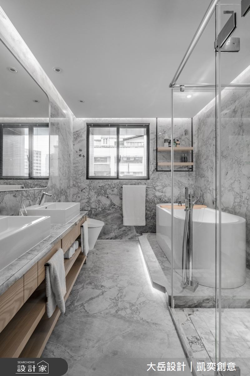 94坪預售屋＿現代風浴室案例圖片＿大岳設計︱凱奕創意＿大岳_璞真慶城之19