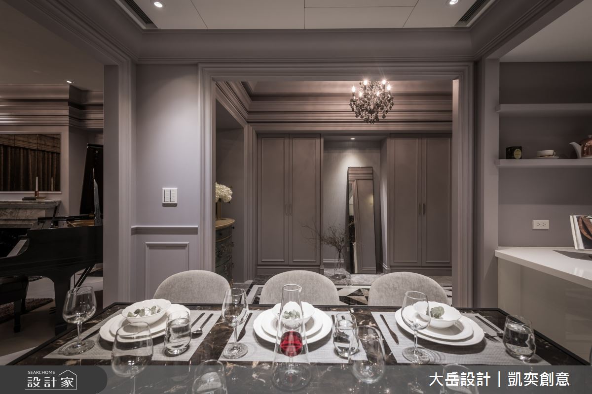 45坪新成屋(5年以下)＿新古典餐廳案例圖片＿大岳設計︱凱奕創意＿大岳_元大君品之7