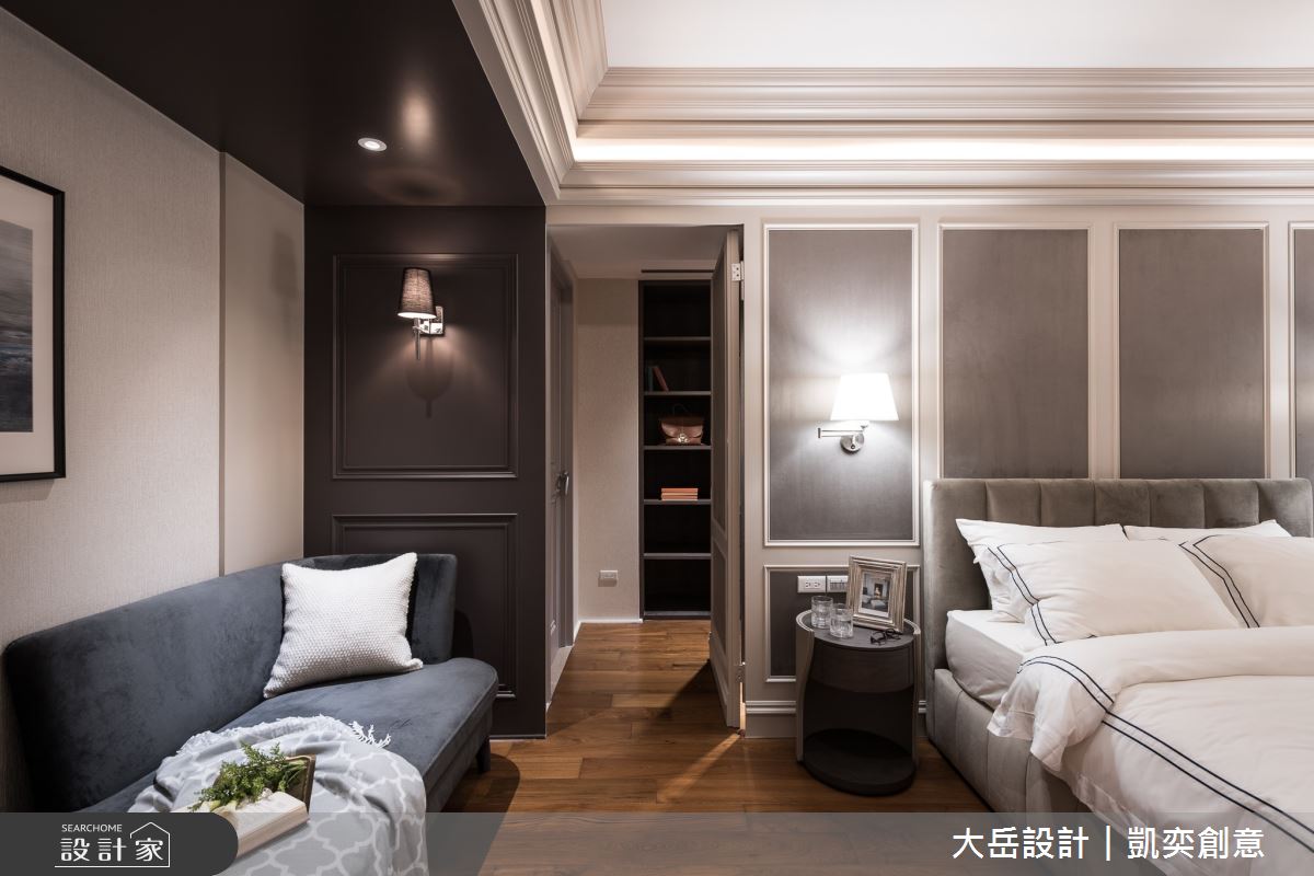 45坪新成屋(5年以下)＿新古典臥室案例圖片＿大岳設計︱凱奕創意＿大岳_元大君品之8
