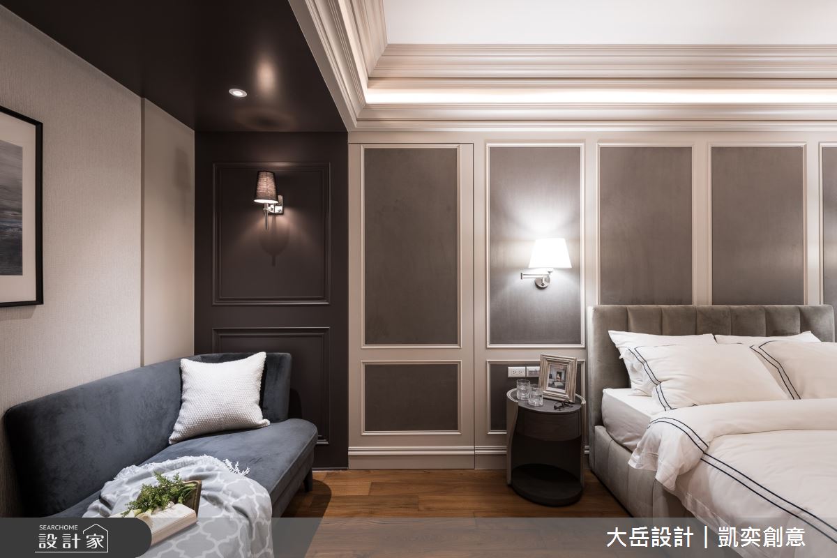 45坪新成屋(5年以下)＿新古典臥室案例圖片＿大岳設計︱凱奕創意＿大岳_元大君品之9