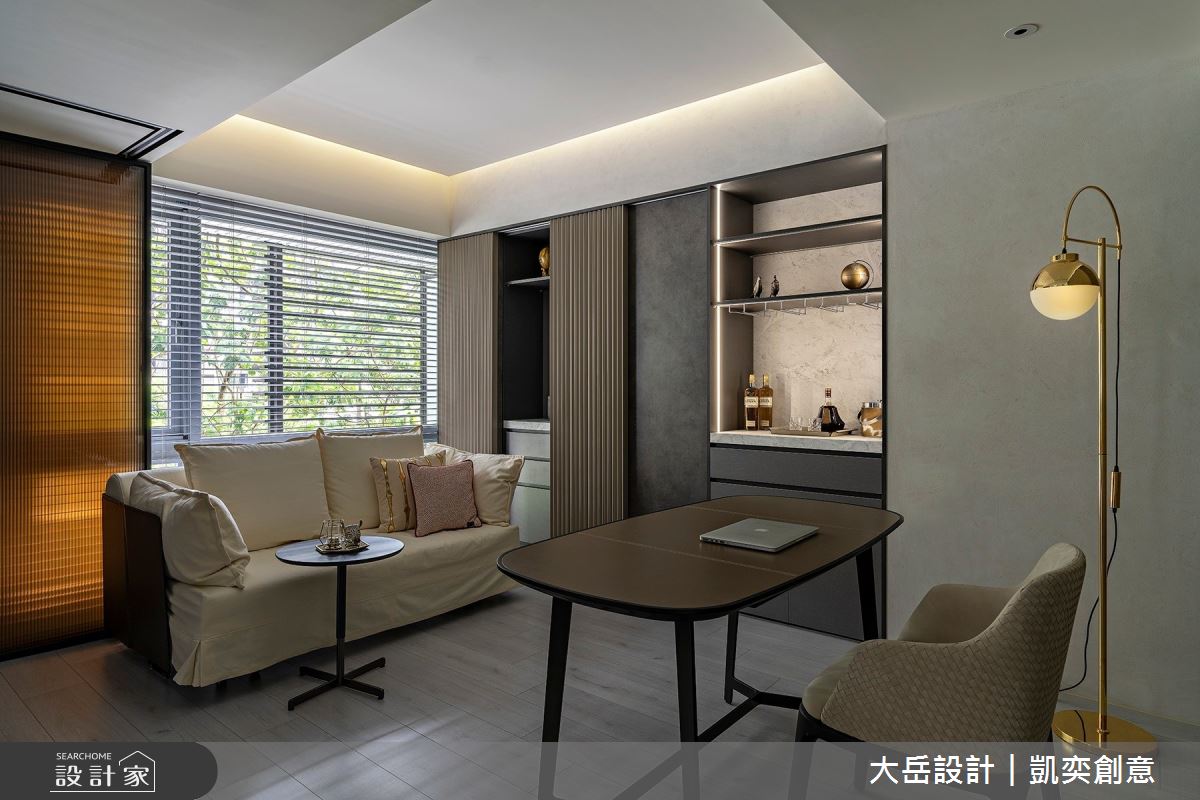 112坪新成屋(5年以下)＿簡約風書房工作區多功能室案例圖片＿大岳設計︱凱奕創意＿大岳_信義亞緻之6