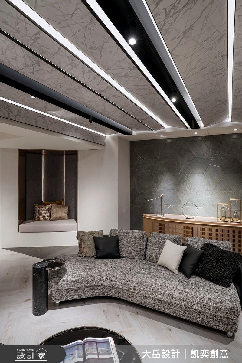 112坪新成屋(5年以下)＿簡約風客廳案例圖片＿大岳設計︱凱奕創意＿大岳_信義亞緻之12