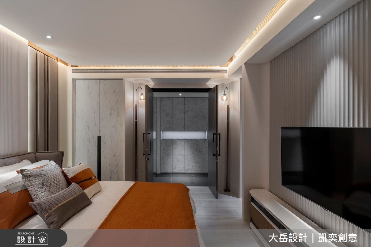 112坪新成屋(5年以下)＿簡約風臥室案例圖片＿大岳設計︱凱奕創意＿大岳_信義亞緻之14