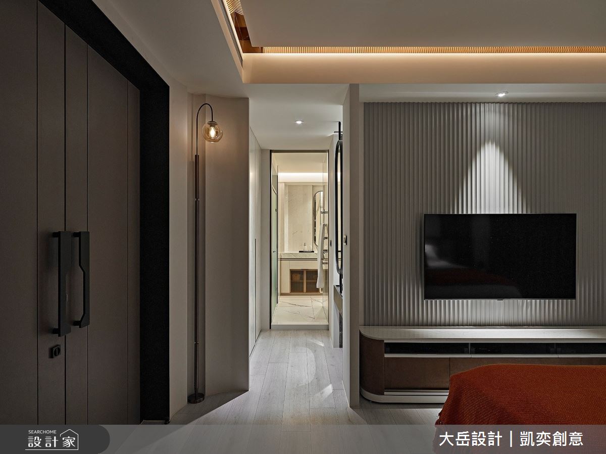 112坪新成屋(5年以下)＿簡約風臥室浴室案例圖片＿大岳設計︱凱奕創意＿大岳_信義亞緻之16