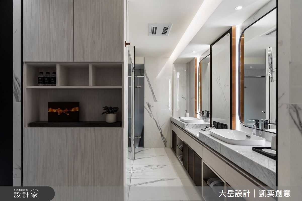 112坪新成屋(5年以下)＿簡約風浴室案例圖片＿大岳設計︱凱奕創意＿大岳_信義亞緻之17