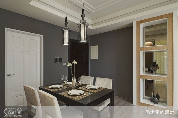 20坪新成屋(5年以下)＿新古典餐廳案例圖片＿邑舍室內設計＿邑舍_03之4
