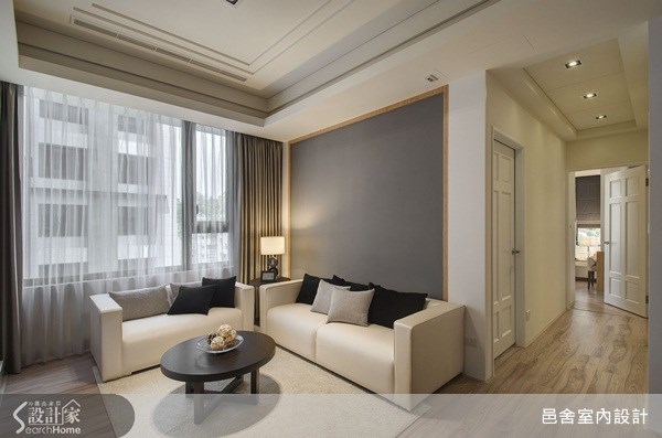 20坪新成屋(5年以下)＿新古典客廳案例圖片＿邑舍室內設計＿邑舍_03之3