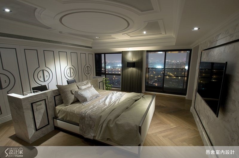 130坪新成屋(5年以下)＿新古典臥室案例圖片＿邑舍室內設計＿邑舍_05之12