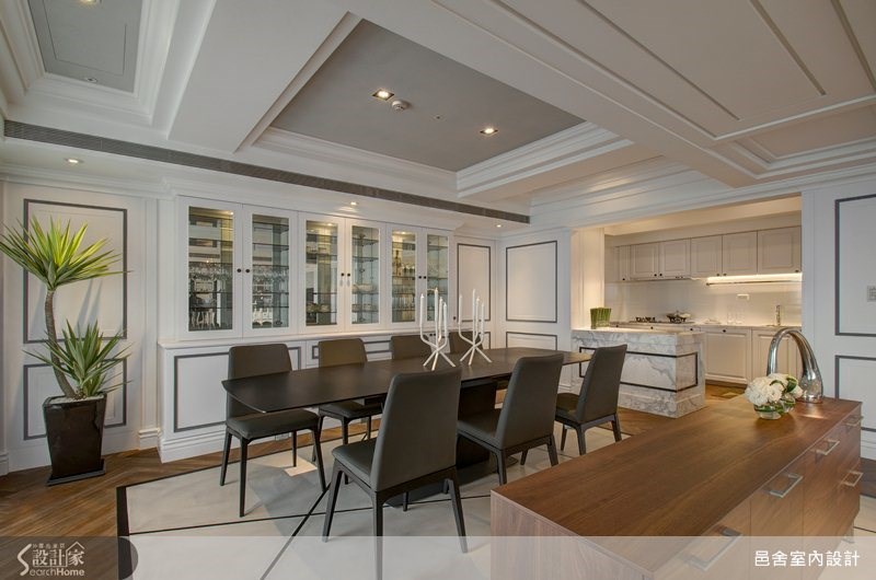 130坪新成屋(5年以下)＿新古典餐廳案例圖片＿邑舍室內設計＿邑舍_05之8