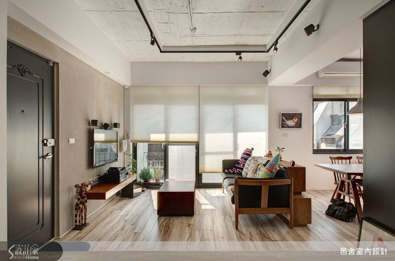 15坪老屋(16~30年)＿療癒風客廳案例圖片＿邑舍室內設計＿邑舍_16之1