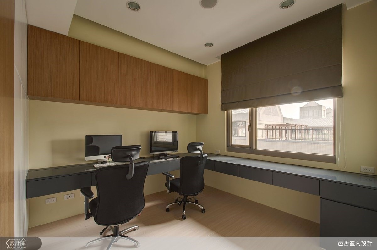 30坪新成屋(5年以下)＿現代風書房案例圖片＿邑舍室內設計＿邑舍_07之17
