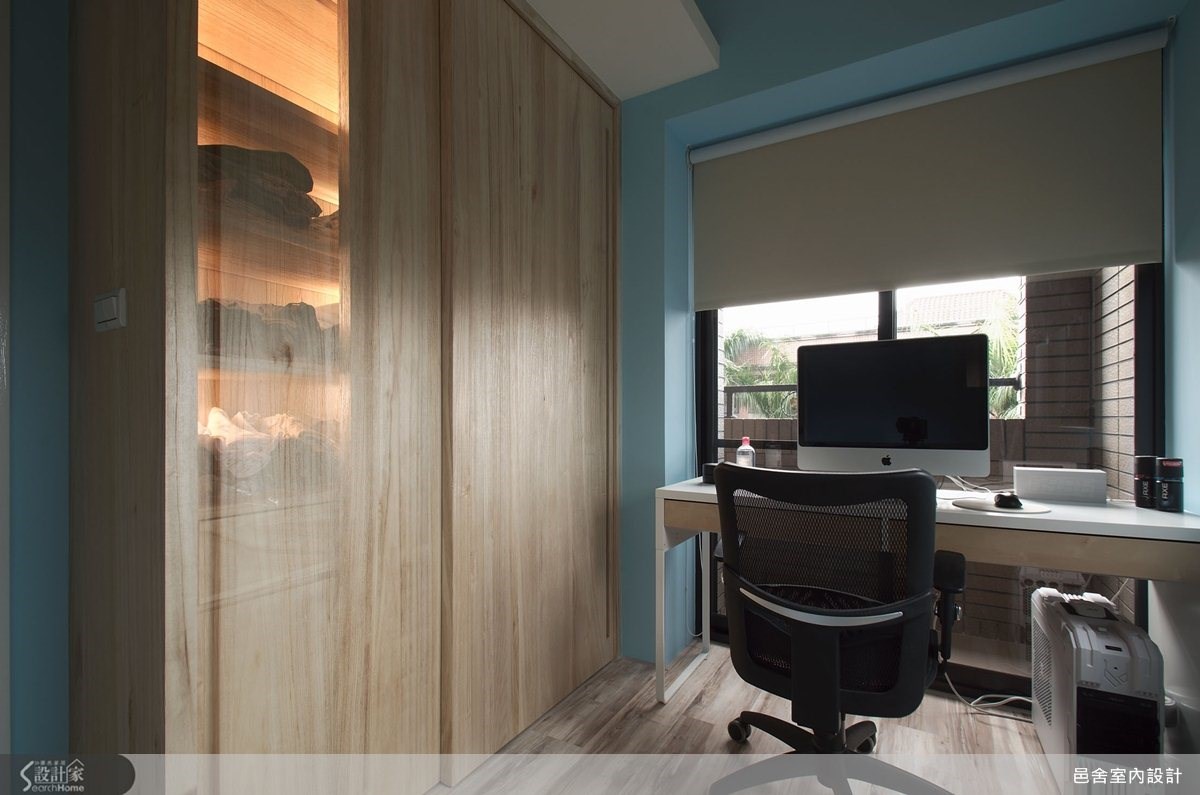 21坪新成屋(5年以下)＿北歐風書房案例圖片＿邑舍室內設計＿邑舍_08之12