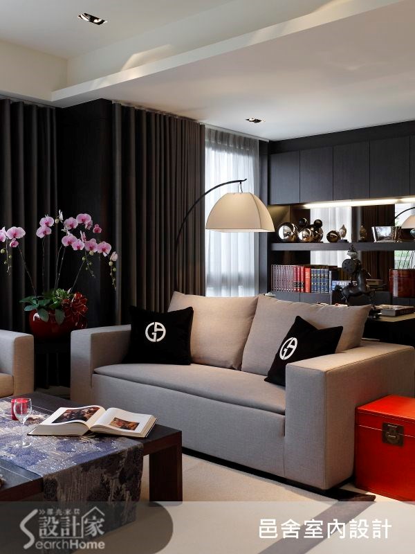 32坪新成屋(5年以下)＿現代風客廳案例圖片＿邑舍室內設計＿邑舍_10之1