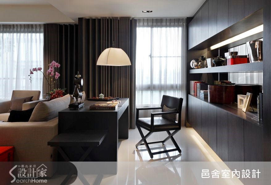 32坪新成屋(5年以下)＿現代風書房案例圖片＿邑舍室內設計＿邑舍_10之3