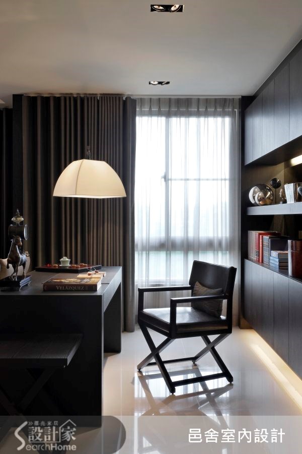 32坪新成屋(5年以下)＿現代風書房案例圖片＿邑舍室內設計＿邑舍_10之4