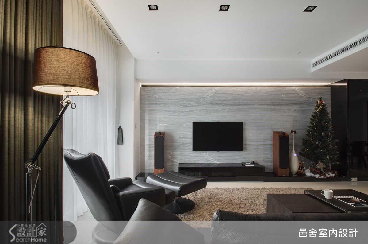 40坪新成屋(5年以下)＿現代風客廳案例圖片＿邑舍室內設計＿邑舍_12之3