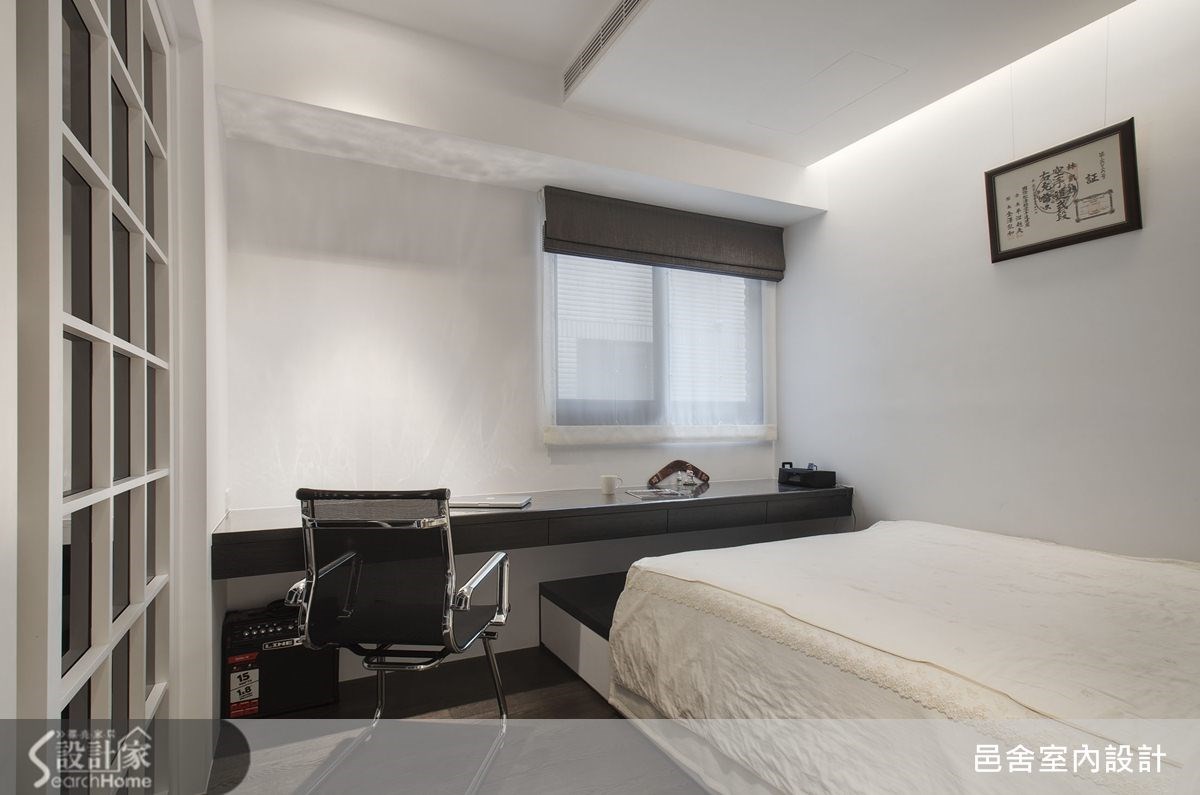 40坪新成屋(5年以下)＿現代風臥室案例圖片＿邑舍室內設計＿邑舍_12之11