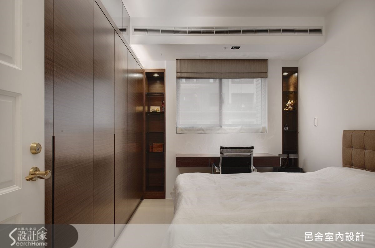 40坪新成屋(5年以下)＿現代風臥室案例圖片＿邑舍室內設計＿邑舍_12之13