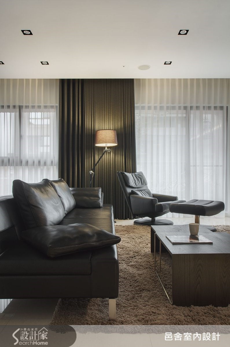 40坪新成屋(5年以下)＿現代風客廳案例圖片＿邑舍室內設計＿邑舍_12之4