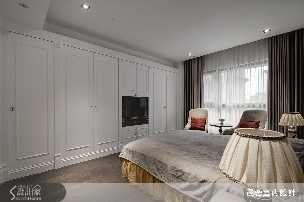 40坪新成屋(5年以下)＿新古典臥室案例圖片＿邑舍室內設計＿邑舍_09之9